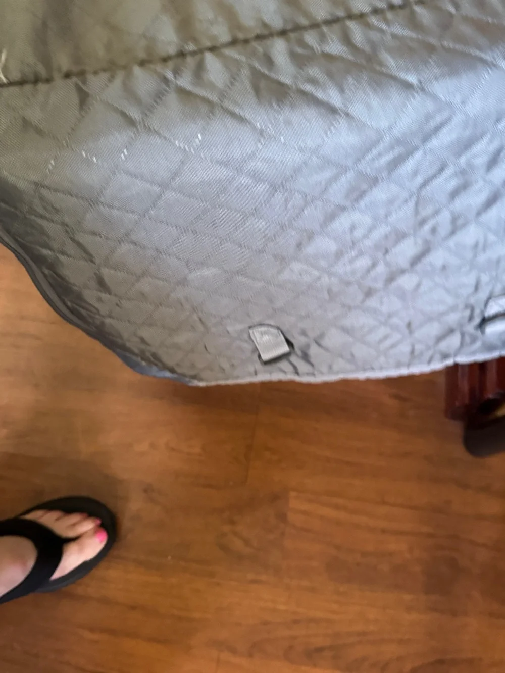 Gray Quilted Dog Car Seat Cover for Pets - Waterproof Backseat Protector